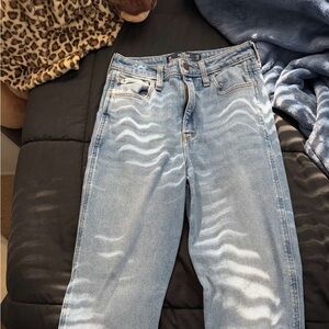 Hollister Light Blue Straight Leg Jeans